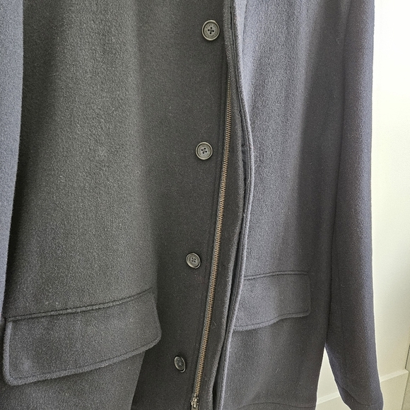 Brooks Brothers Men's Navy Wool Blend Field/Barn Coat - XXL - Picture 2 of 5